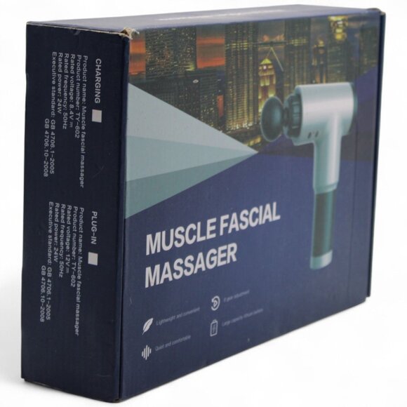 Muscle Fascial Massager Pain Relief Gun - Adjustable Speed Open Box Lightweight - Picture 7 of 9